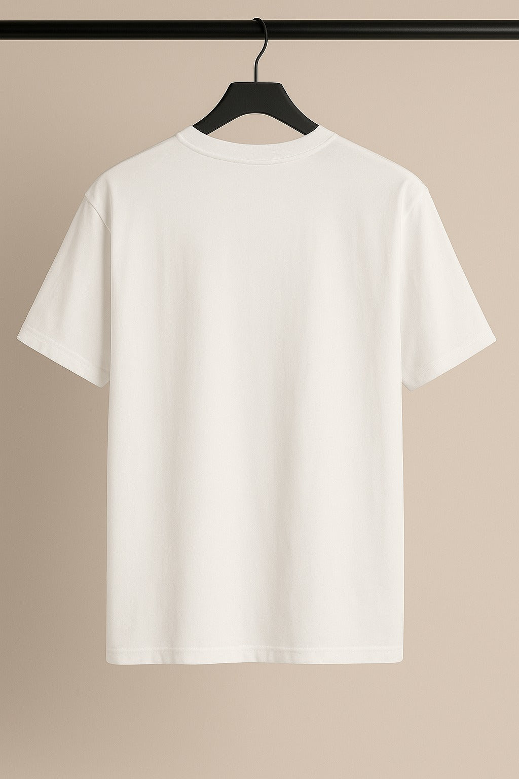 White Plain Drop Shoulder
