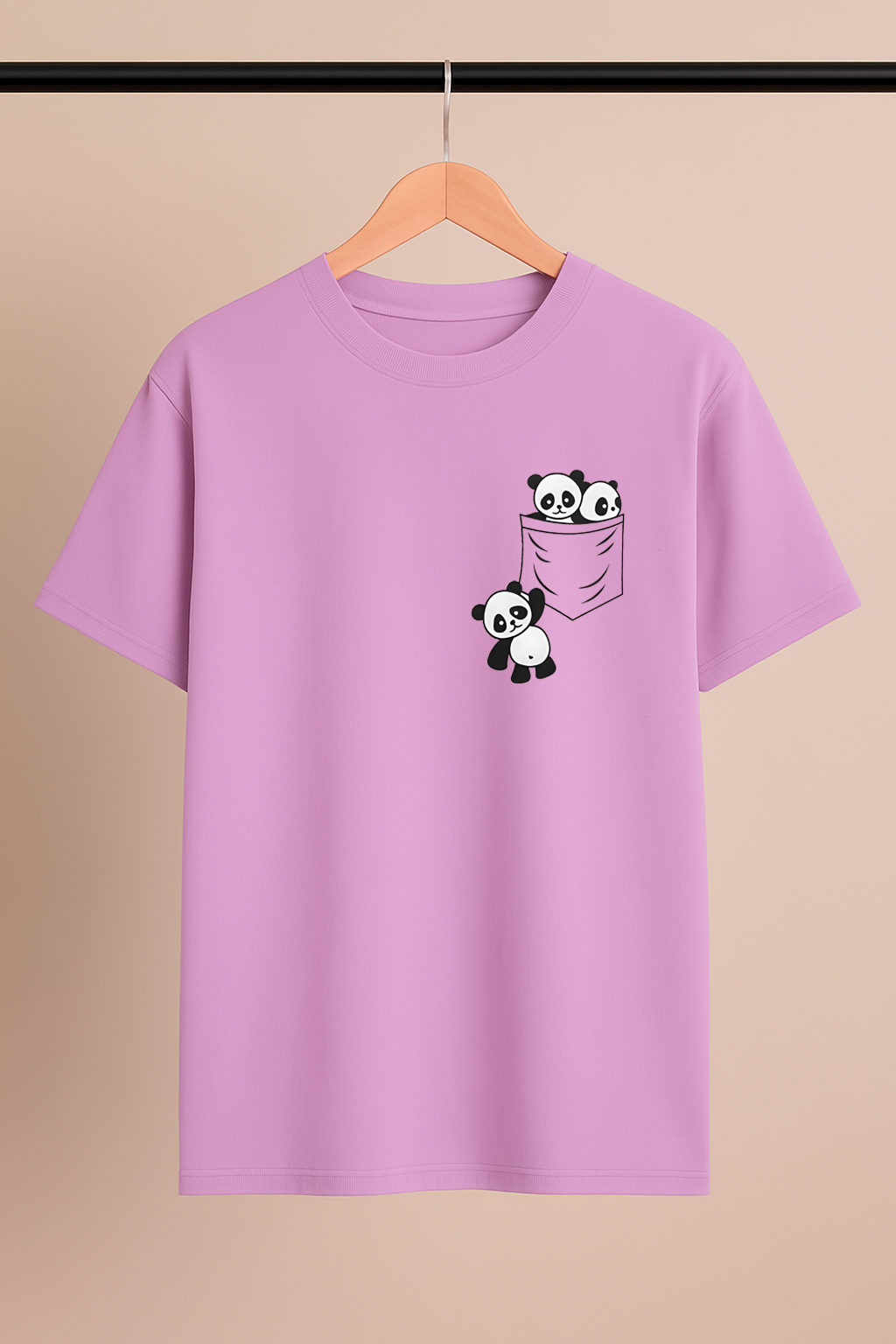 Pocket Panda Drop Shoulder