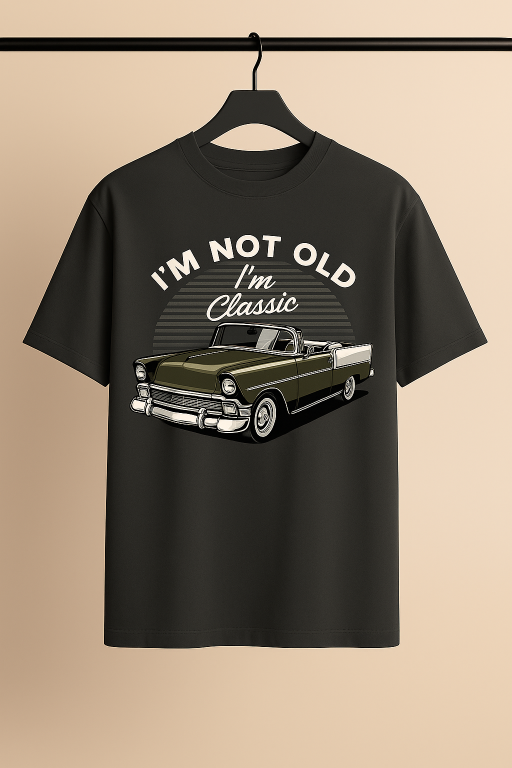 "I'm Not Old, I'm Classic" Drop Shoulder
