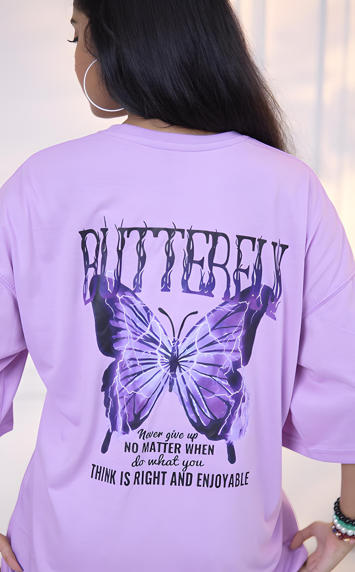 Butterfly Dreams Drop Shoulder