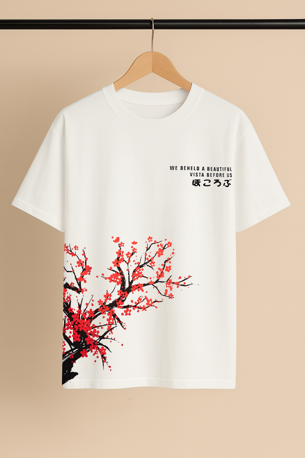 Cherry Blossom Vista Drop Shoulder