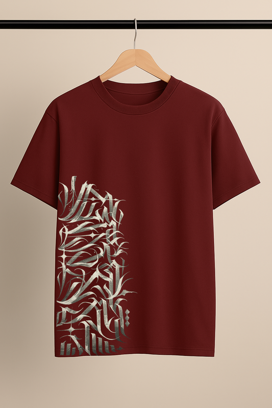 Calligraphy Drop Shoulder