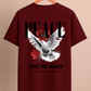 Peace Enjoy the World Drop Shoulder