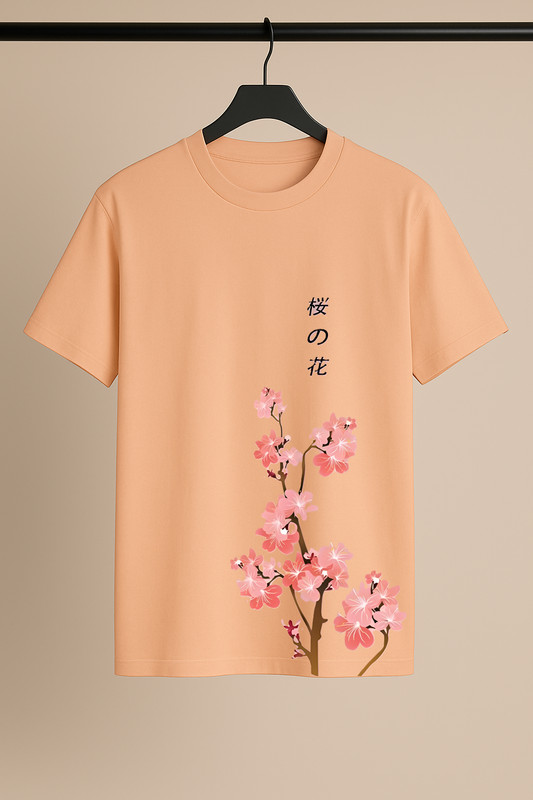 Pink Blossom Drop Shoulder