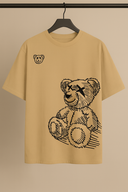 Crossed Out Bear Drop Shoulder