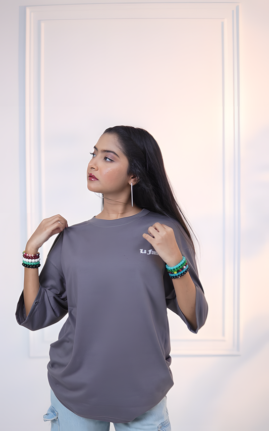 Floral Hands Drop Shoulder