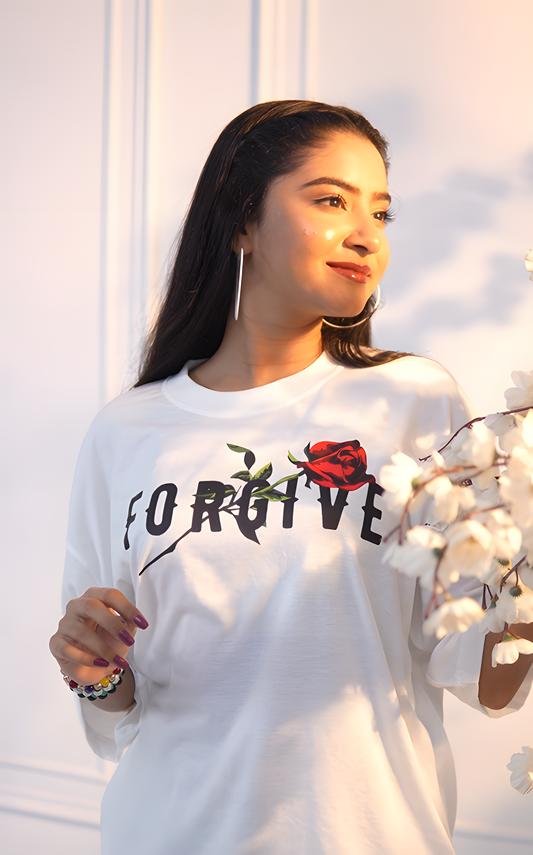 Forgive Rose Drop Shoulder