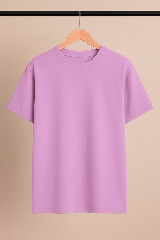 Lilac Plain Drop Shoulder