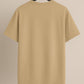 Beige Plain Drop Shoulder.