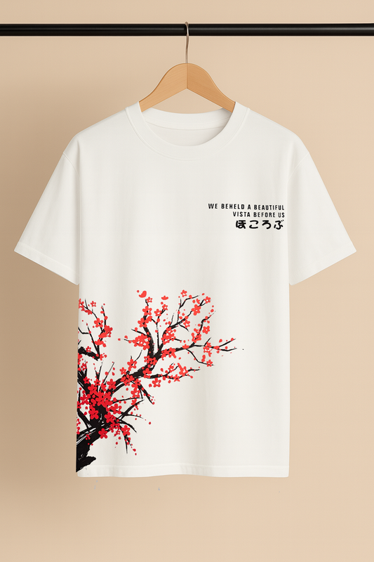 Cherry Blossom Vista Drop Shoulder