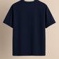 Navy Plain Drop Shoulder