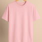 Light Pink Plain Drop Shoulder